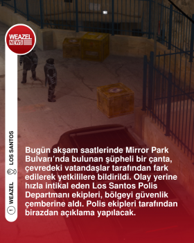 Akşam saatlerinde gelen bombalı ihbar üzerine bomba ihma uzmanları tehlikeyi savuşturdu.