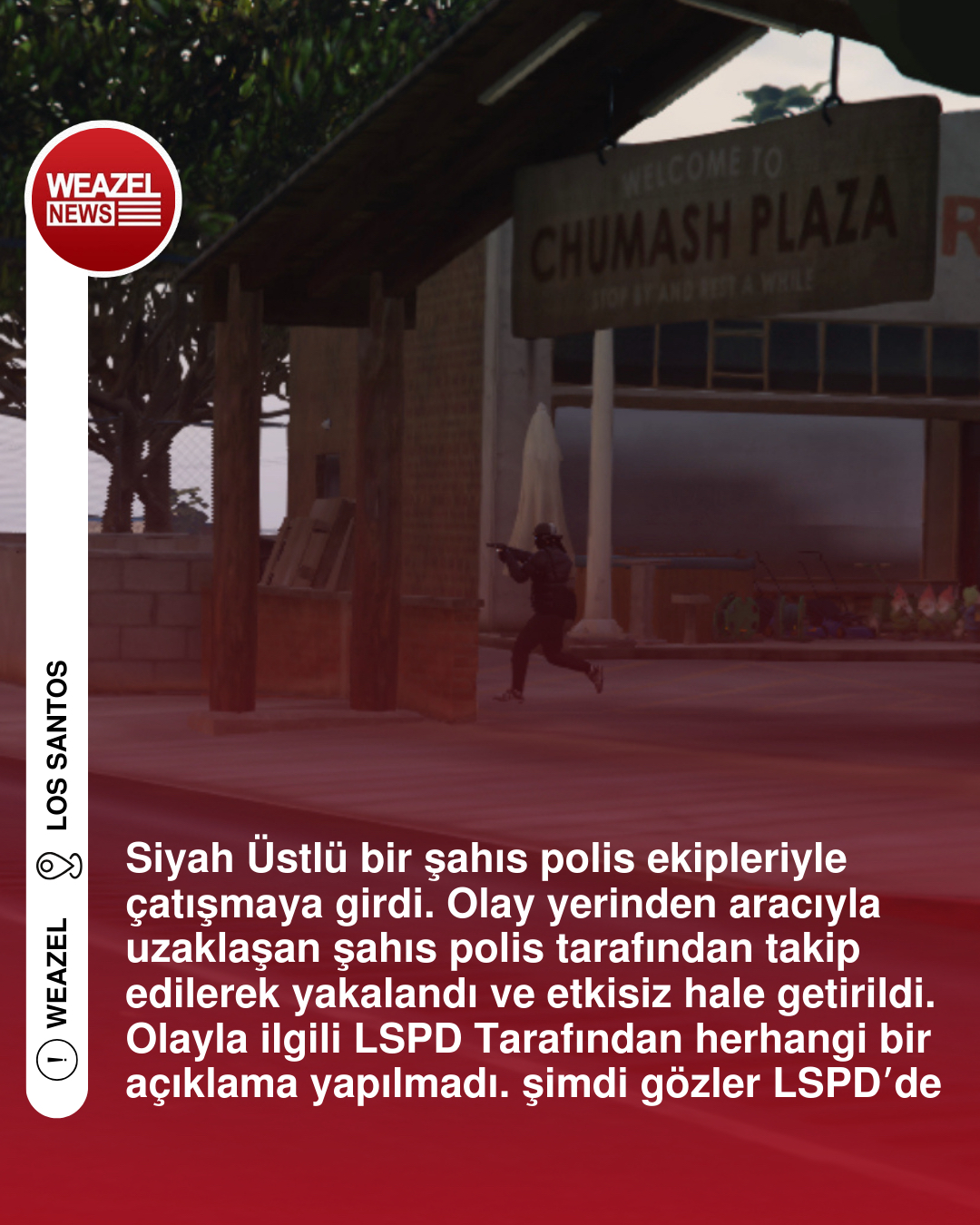 Silahlı Şahıs ekiplerimizce etkisiz hale getirildi!